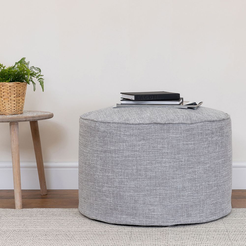 icon® Alma Woven Fabric Pouffe