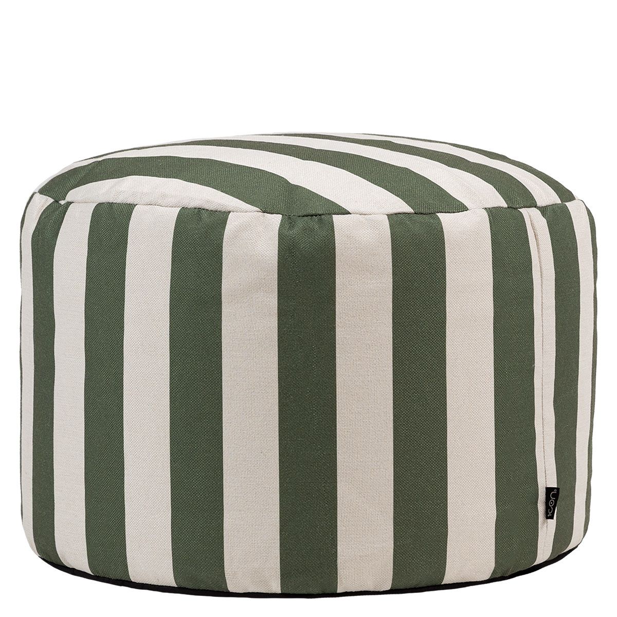 icon® Milano Stripe Woven Round Footstool