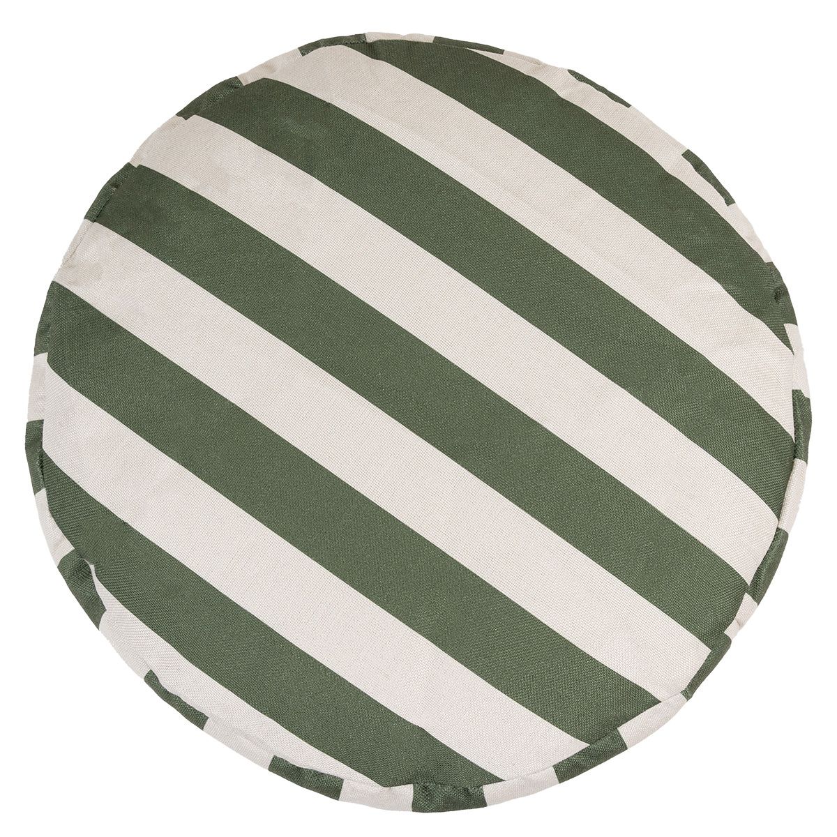 icon® Milano Stripe Woven Round Footstool
