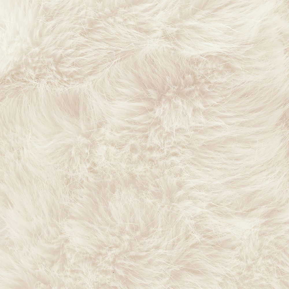 icon® Faux Fur Dream Lounger Bean Bag, Cream