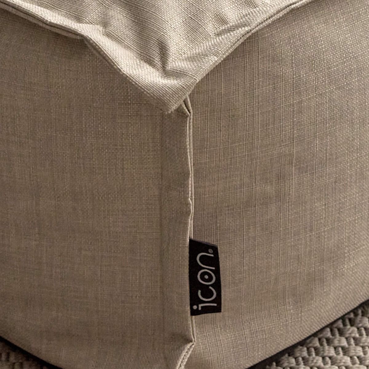 icon® Vita Outdoor Footstool, Natural