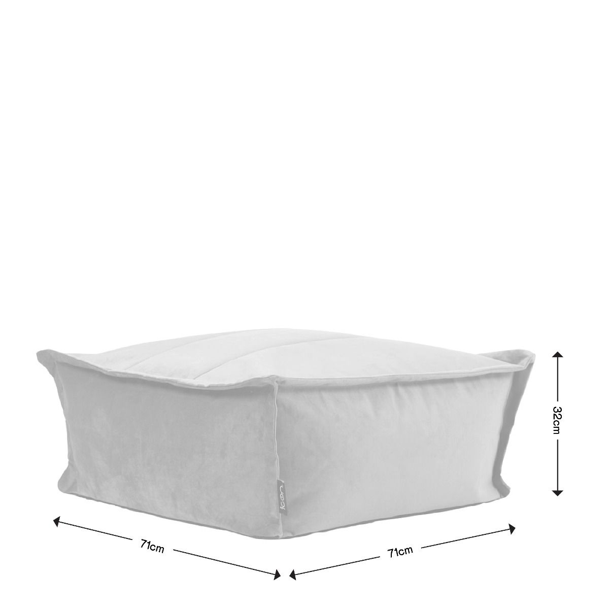 icon® Vita Velvet Footstool