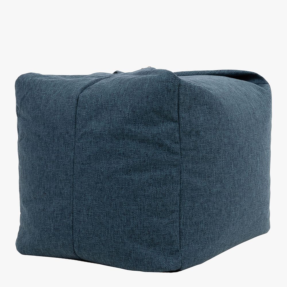 Icon® Kami Origami Pouffe, Folding Bean Bag Floor Cushion-Teal