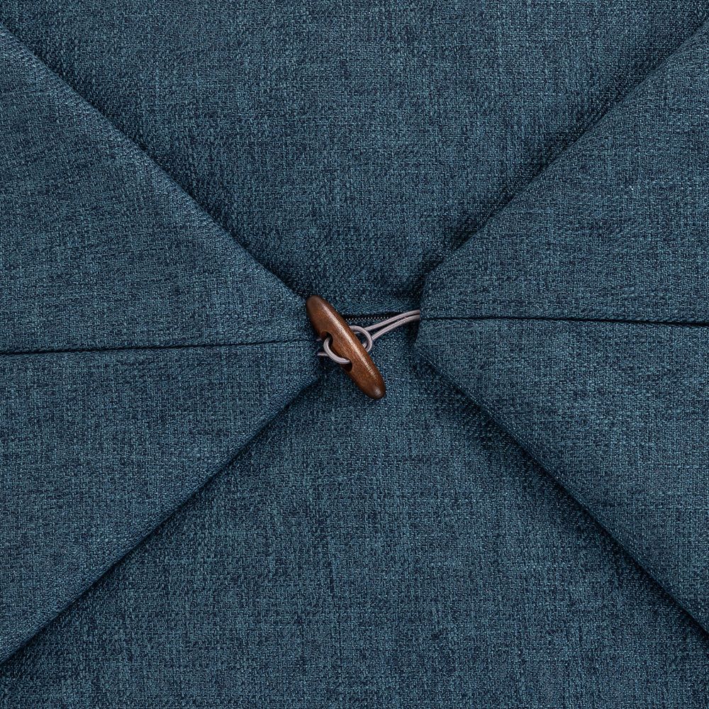 Icon® Kami Origami Pouffe, Folding Bean Bag Floor Cushion-Teal