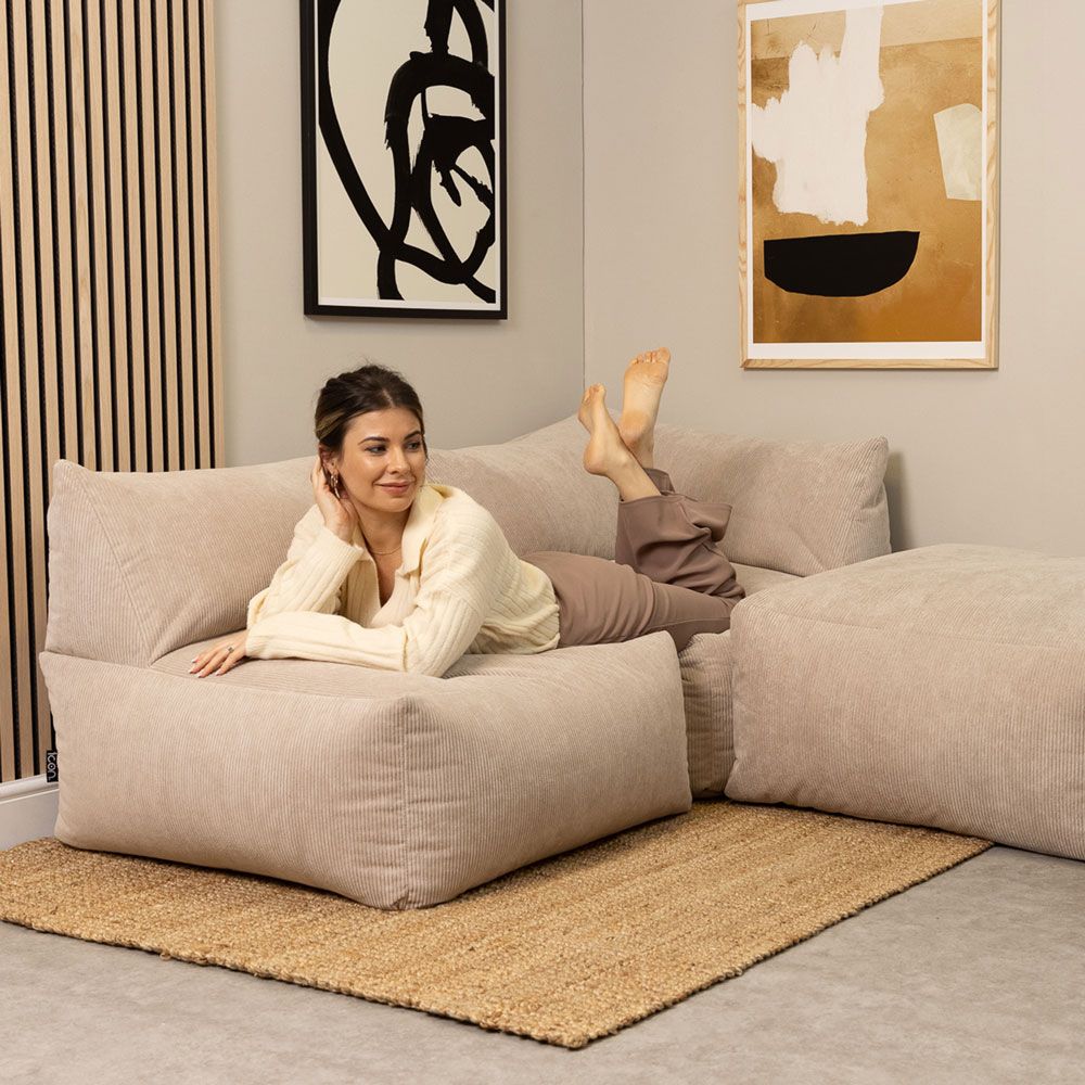 icon® Tetra Corduroy Modular Seat, Natural