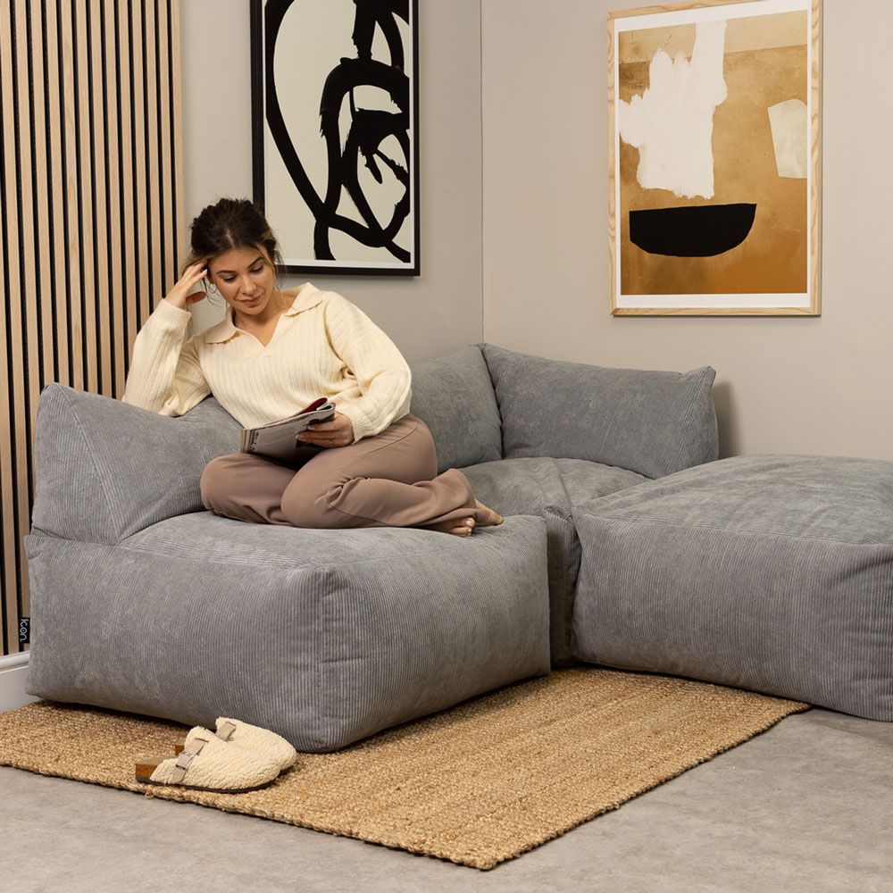 icon® Tetra Corduroy Modular Seat, Charcoal