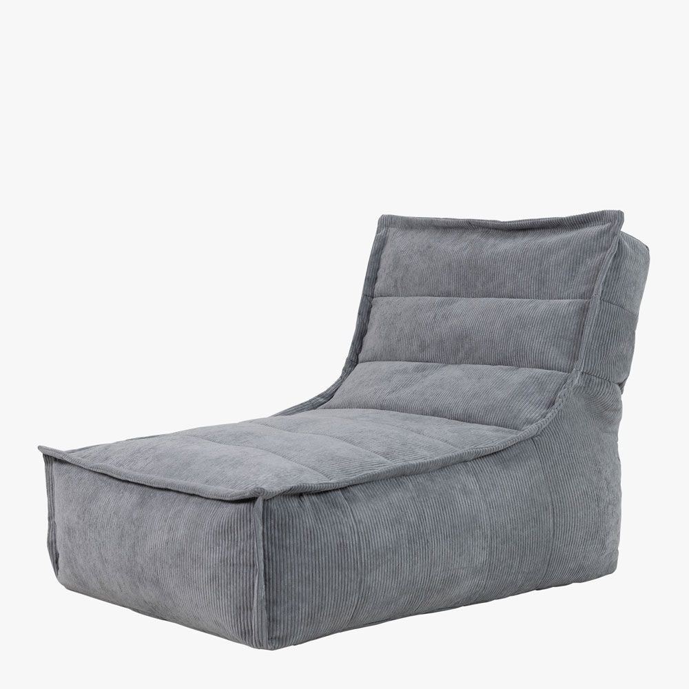 icon® Otto Corduroy Lounger, Charcoal