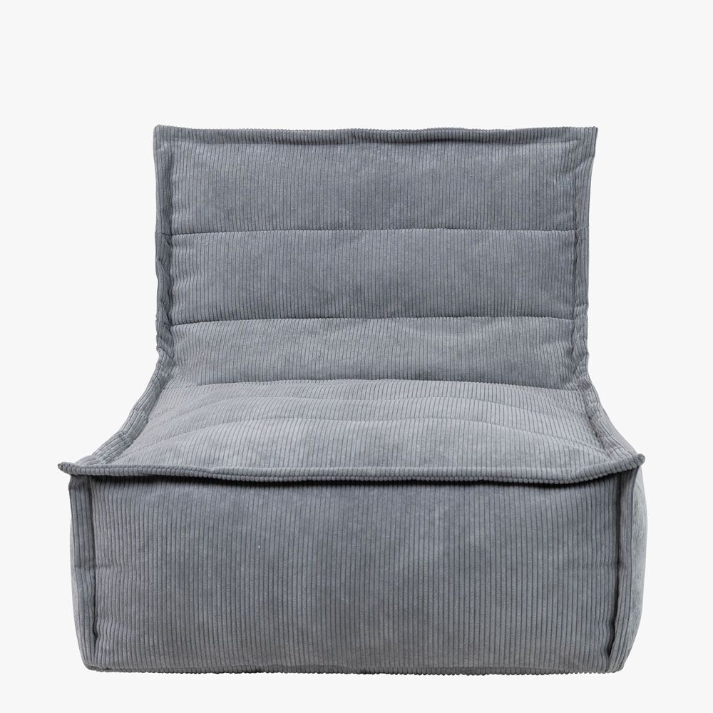 icon® Otto Corduroy Lounger, Charcoal