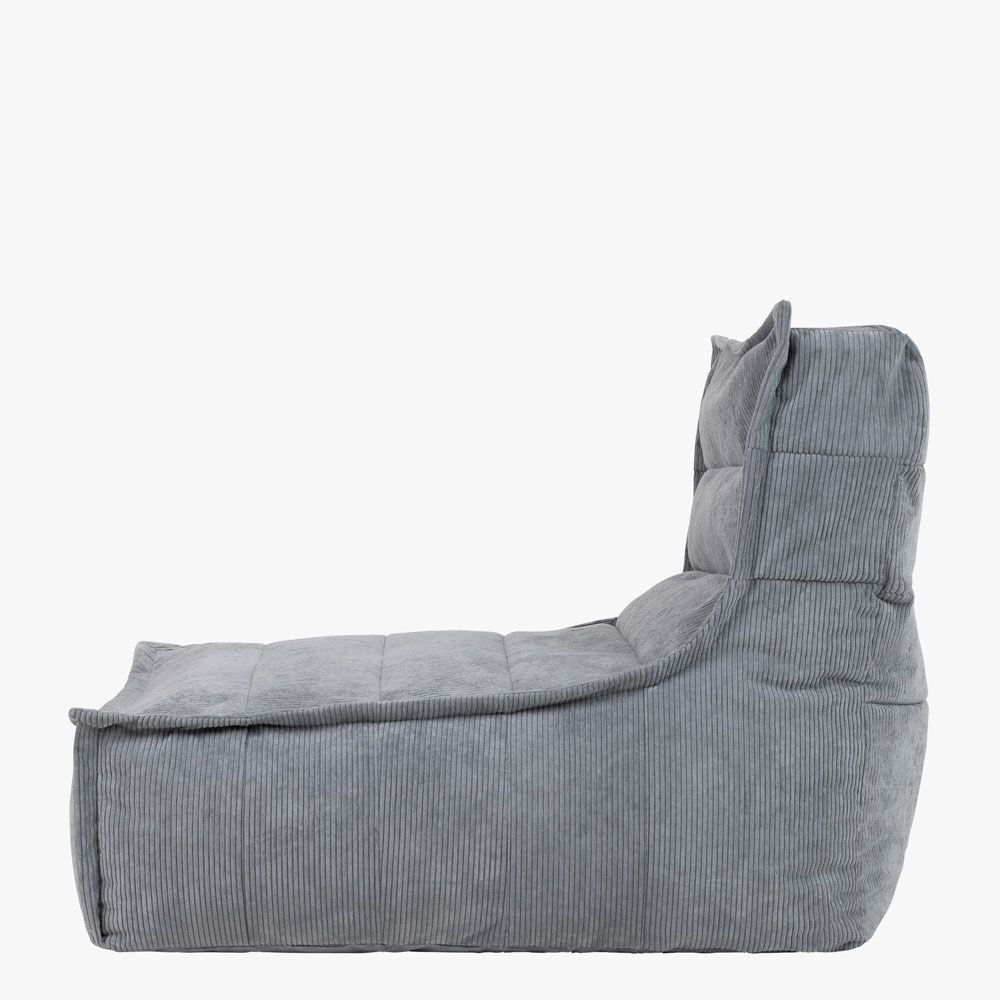 icon® Otto Corduroy Lounger, Charcoal