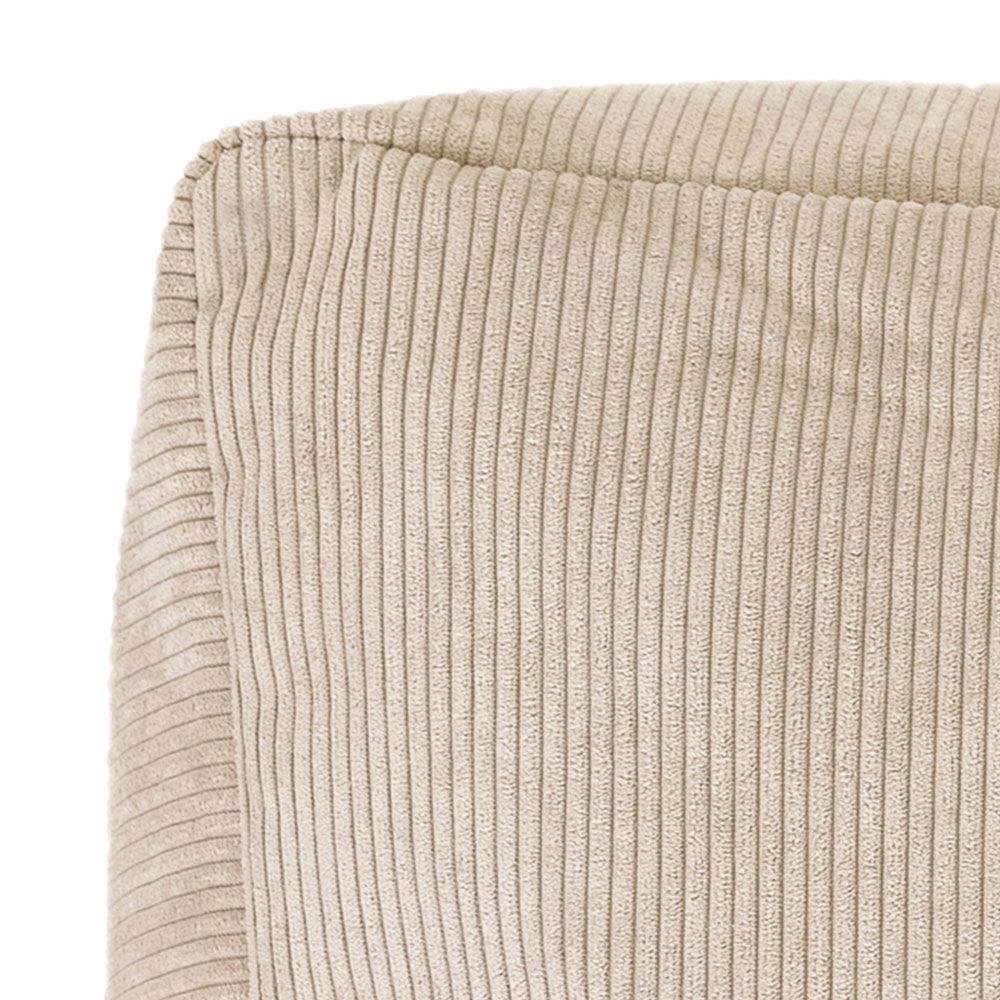 icon® Tetra Corduroy Modular Pouffe, Natural
