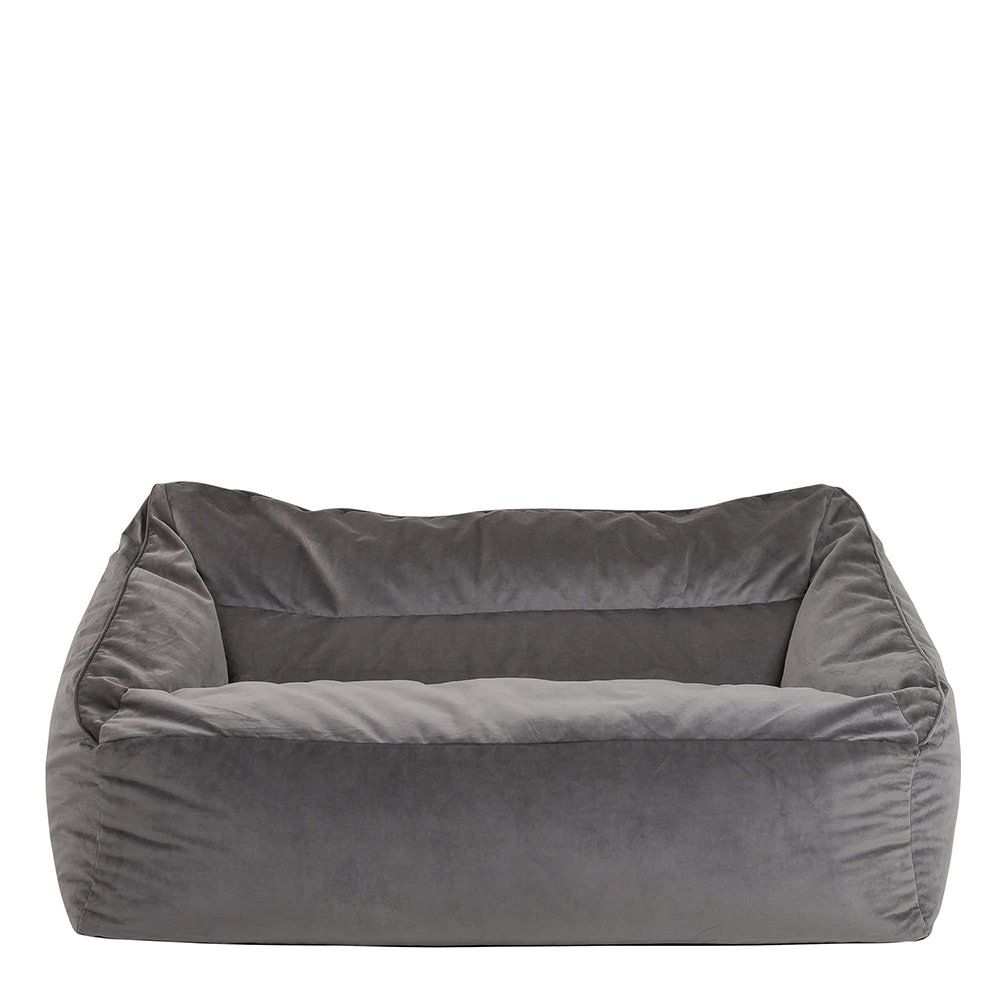 icon® Cecilia Velvet Loveseat Bean Bag