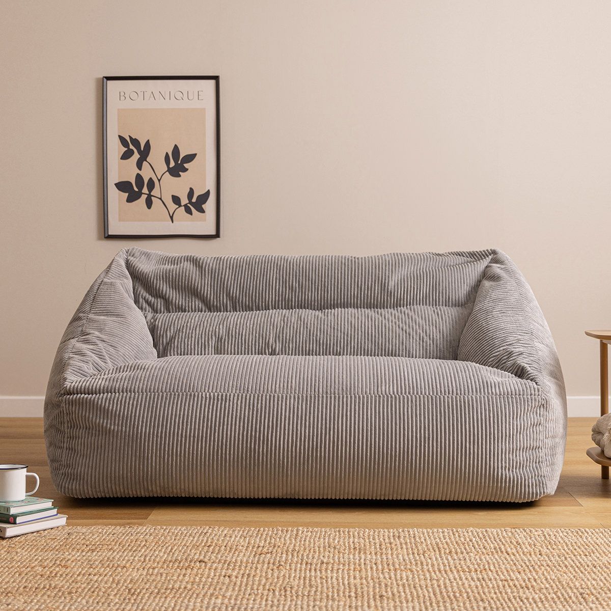 Icon Cecilia Corduroy Two Seater Sofa Bean Bag