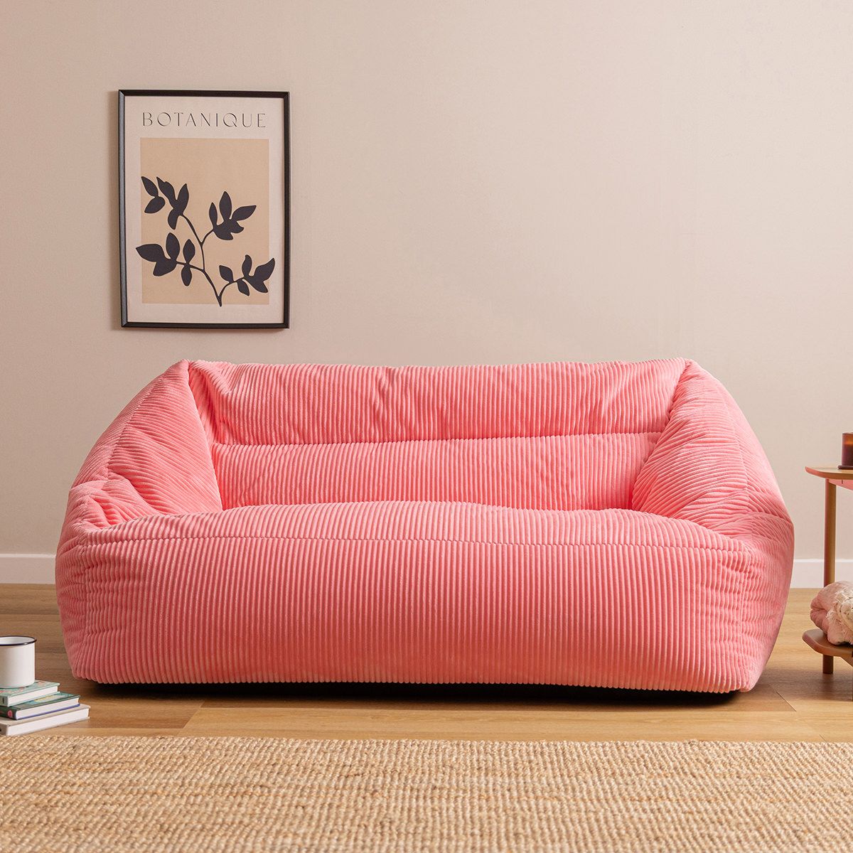 Icon Cecilia Corduroy Two Seater Sofa Bean Bag
