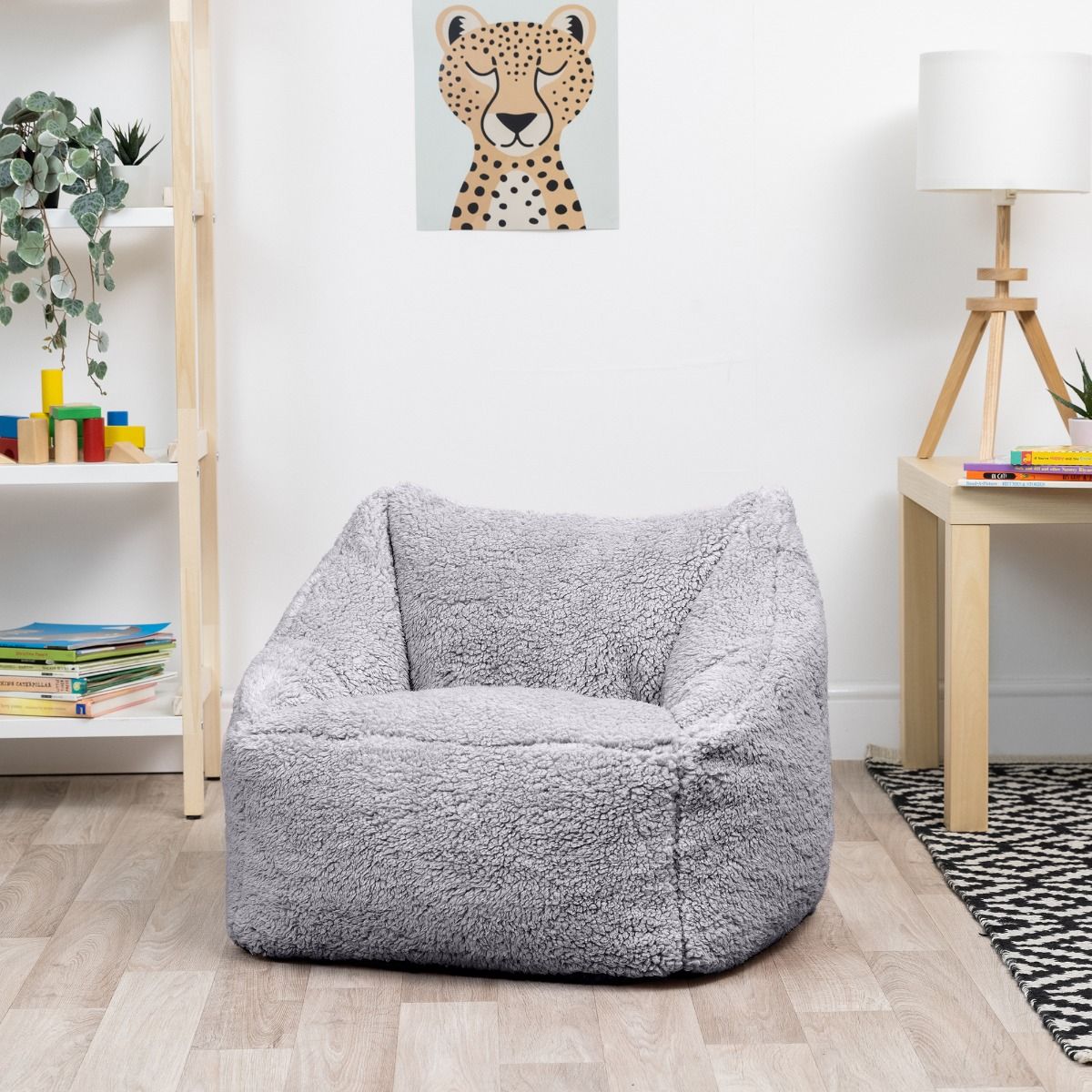 icon® Teddy Fleece Armchair Bean Bag