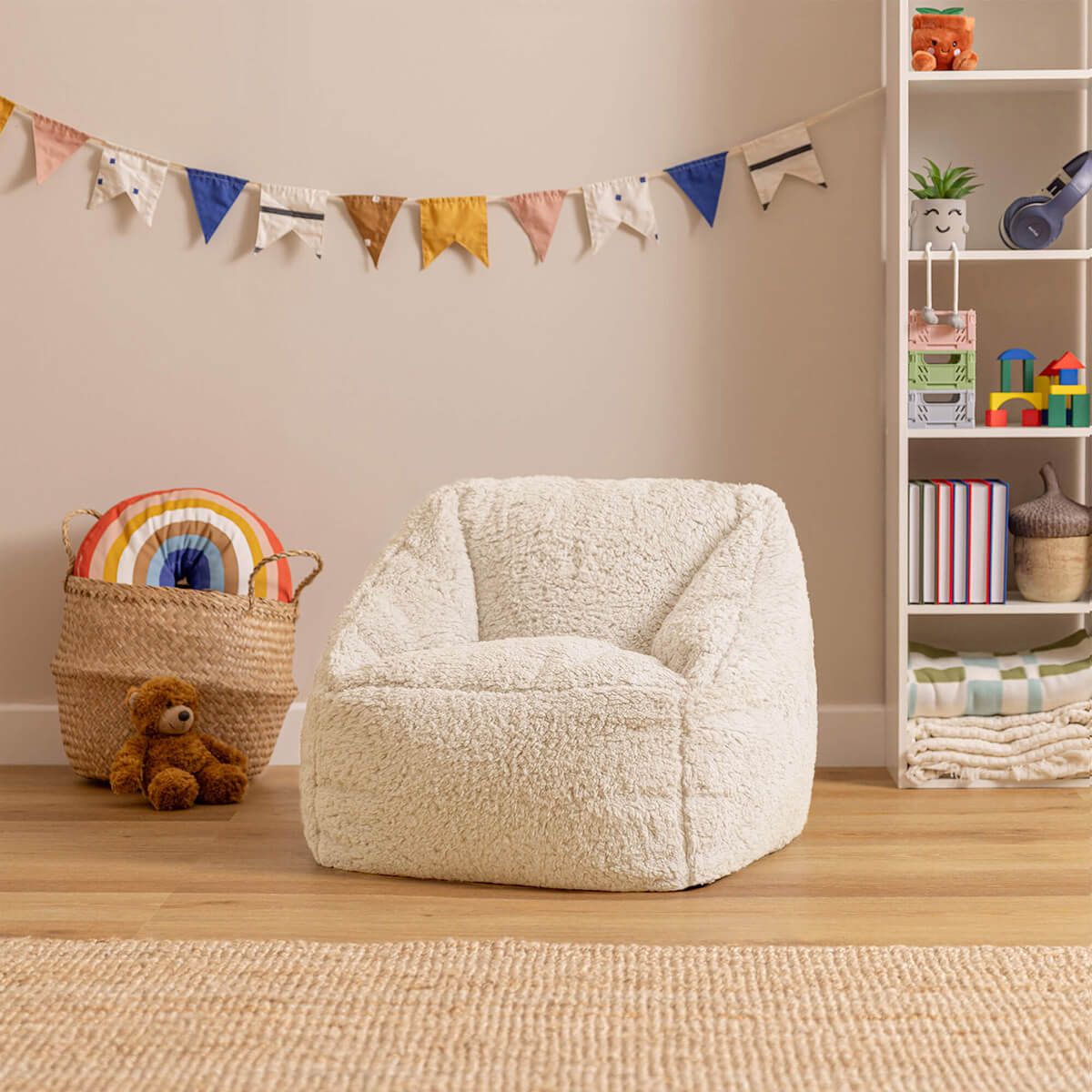 icon® Teddy Fleece Armchair Bean Bag