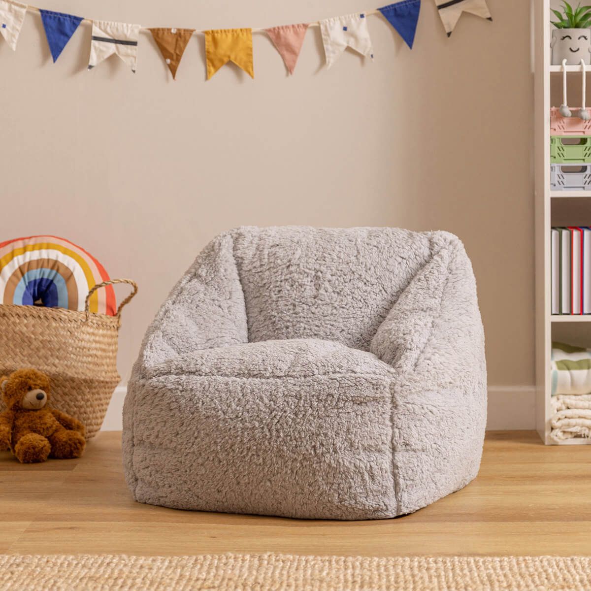 icon® Teddy Fleece Armchair Bean Bag