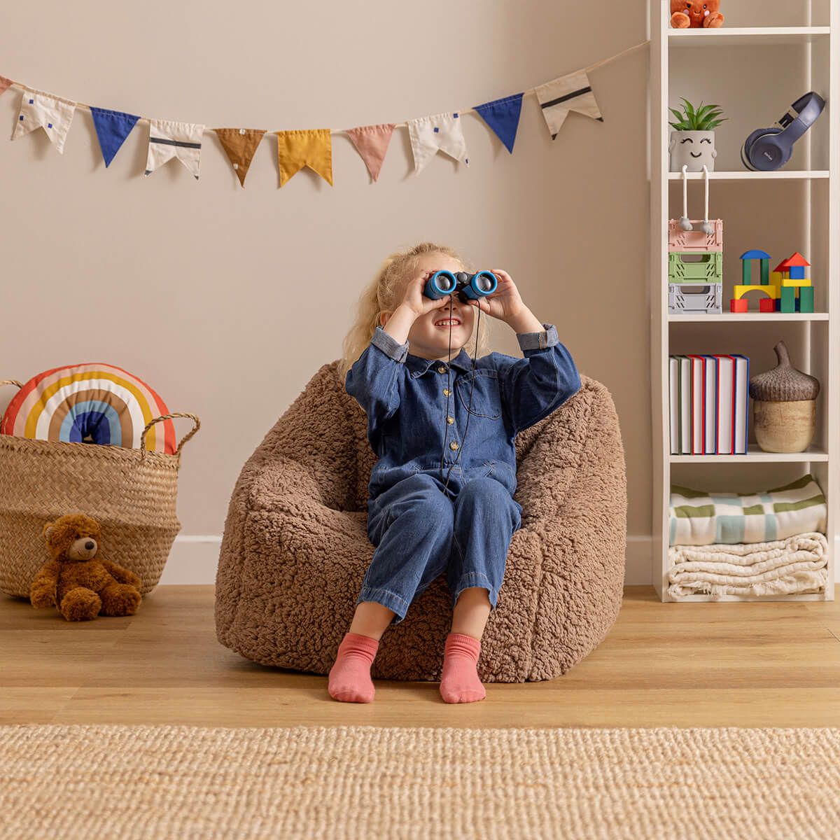 icon® Teddy Fleece Armchair Bean Bag