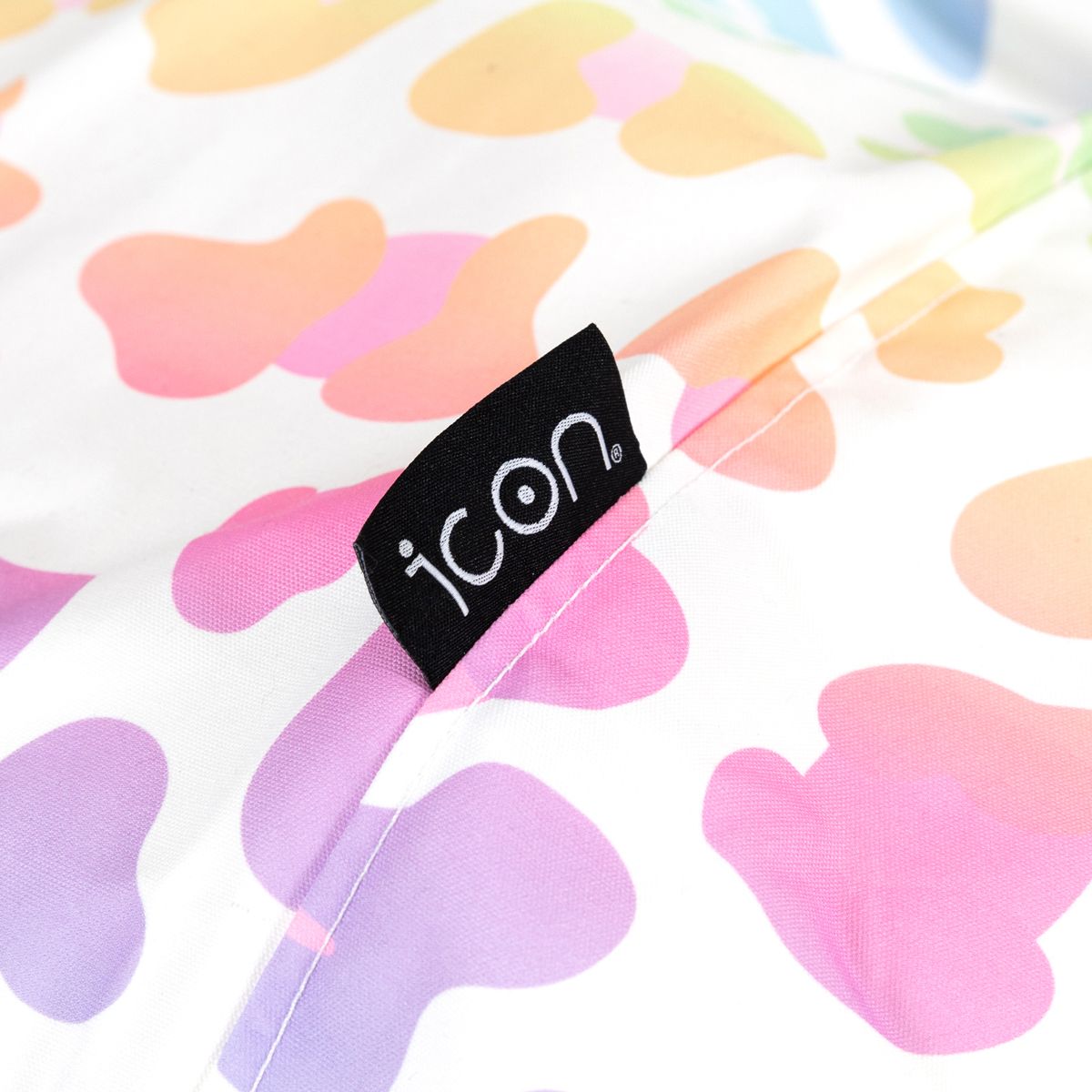 Icon Teen Ombre Leopard Print Classic Bean Bag, Multicolour