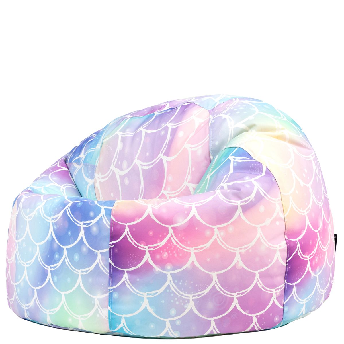 Icon Teen Ombre Mermaid Print Classic Bean Bag, Multicolour
