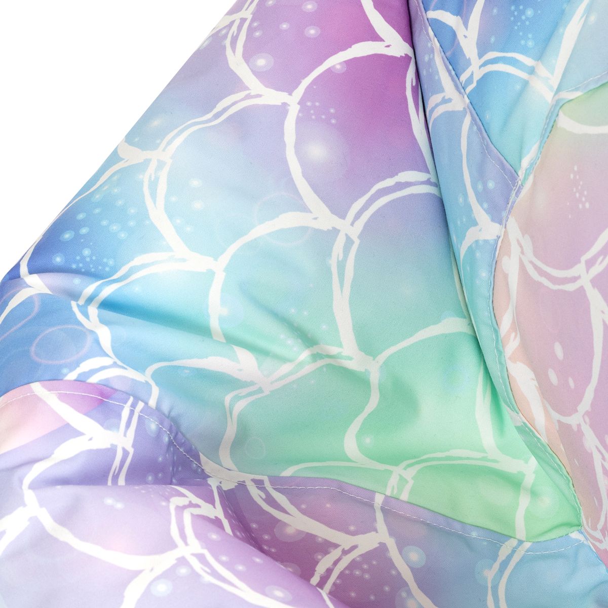 Icon Teen Ombre Mermaid Print Classic Bean Bag, Multicolour