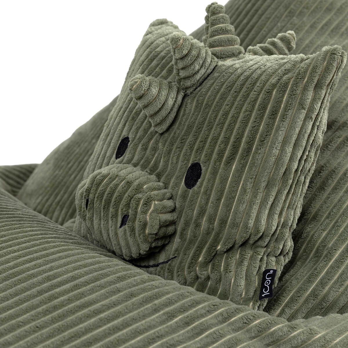 Icon Kids Corudroy Lounger Bean Bag