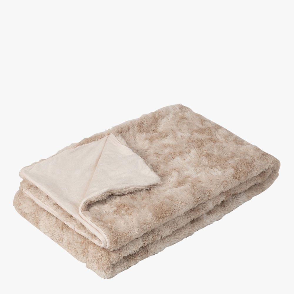 icon® Luxury Faux Fur Throw, Yeanling