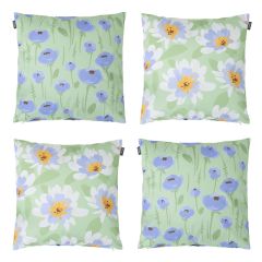 Veeva® Meadow Outdoor Cushion Green, Pack of 4