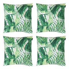 Veeva® Monstera Palm Print Outdoor Cushion, Pack of 4