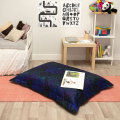 Eden® Kids Medium Glow-in-the-dark Galaxy Bean Bag Floor Cushion