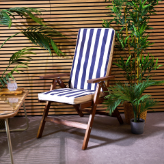 Veeva® Deck Stripe Seat Pad, Navy