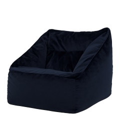 icon® Natalia Velvet Armchair, Midnight Blue