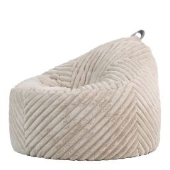 icon Cocoon Ribbed Faux Fur Chair