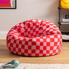 Icon Kingston Checkerboard Water-Resistant Classic Bean Bag