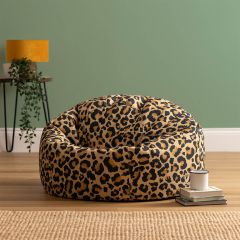 Icon Kingston Leopard Print Woven Classic Bean Bag