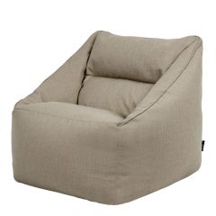 light grey bean bag armchair