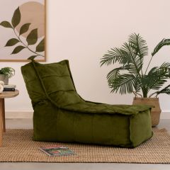 icon® Dolce Velvet Lounger Bean Bag