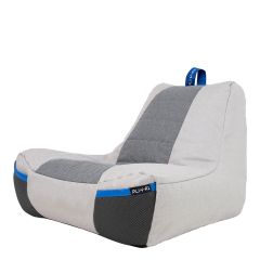 PLAY-R1 Beta Kids Gaming Bean Bag Chair, Grey