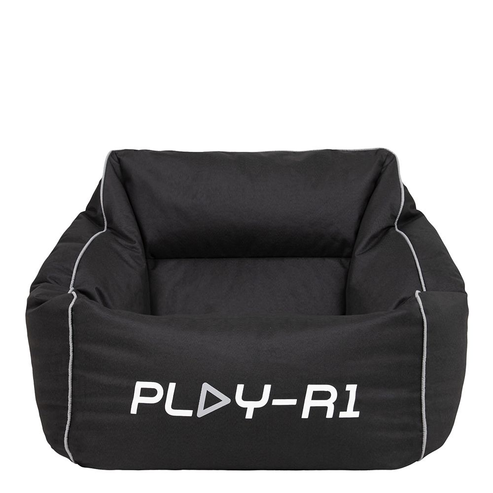 PLAY-R1 Junior Gaming Bean Bag Armchair, Black