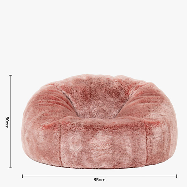 Bean bag shop pink fluffy
