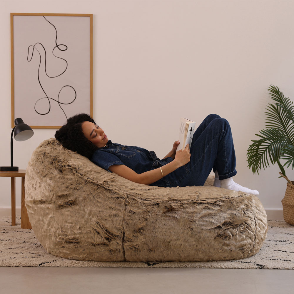 icon® Faux Fur Dream Lounger Bean Bag