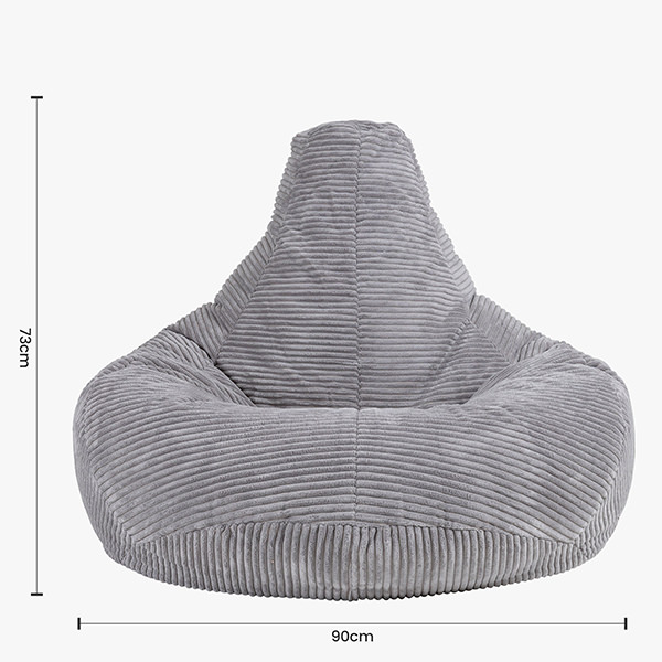 icon Dalton Cord High Back Bean Bag Recliner