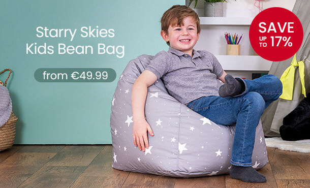 Kids Star Print Bean Bags