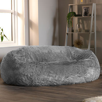 Giant Faux Fur Bean Bag