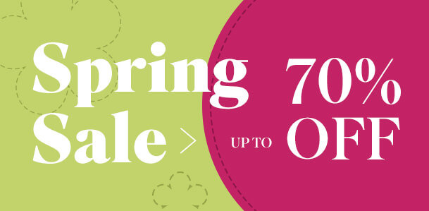 Spring Sale up to 70% Off