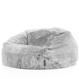 Arctic Wolf Fur Bean Bag
