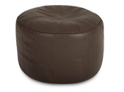Luxury Real Leather Bean Bag Footstool