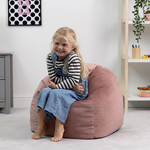 Comfy Sacks Kids 3’ Memory Foam Bean Bag Chair (Assorted Colors)